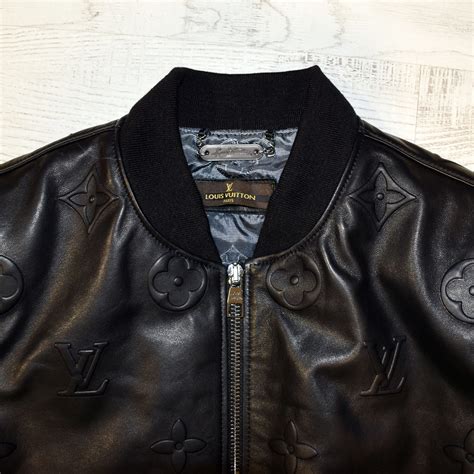 louis vuitton leather jacket men